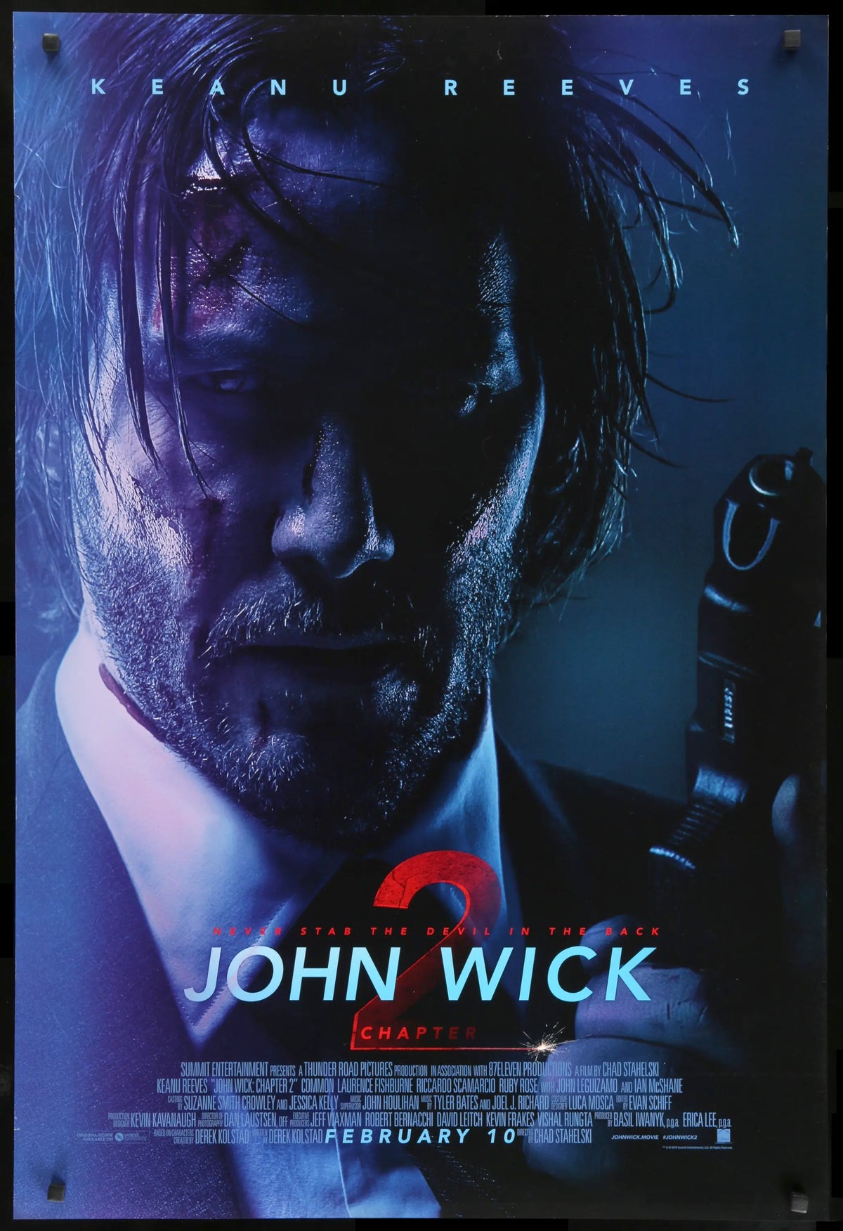 John Wick - Chapter 2 (2017) original movie poster for sale at Original Film Art