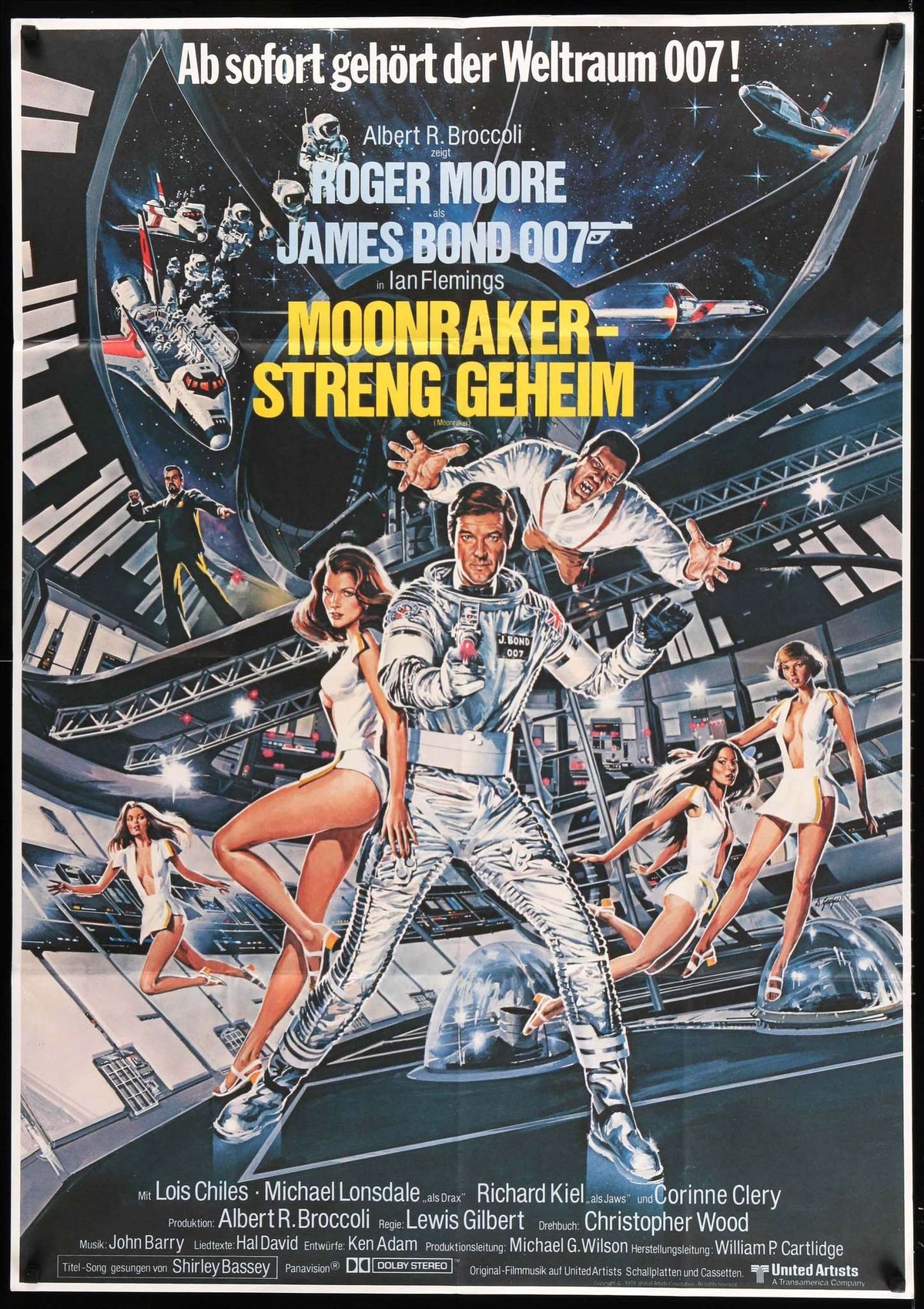 Moonraker (1979) original movie poster for sale at Original Film Art