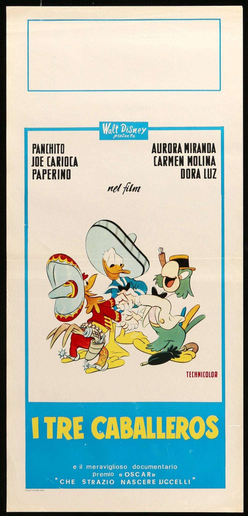 Three Caballeros (1944) original movie poster for sale at Original Film Art