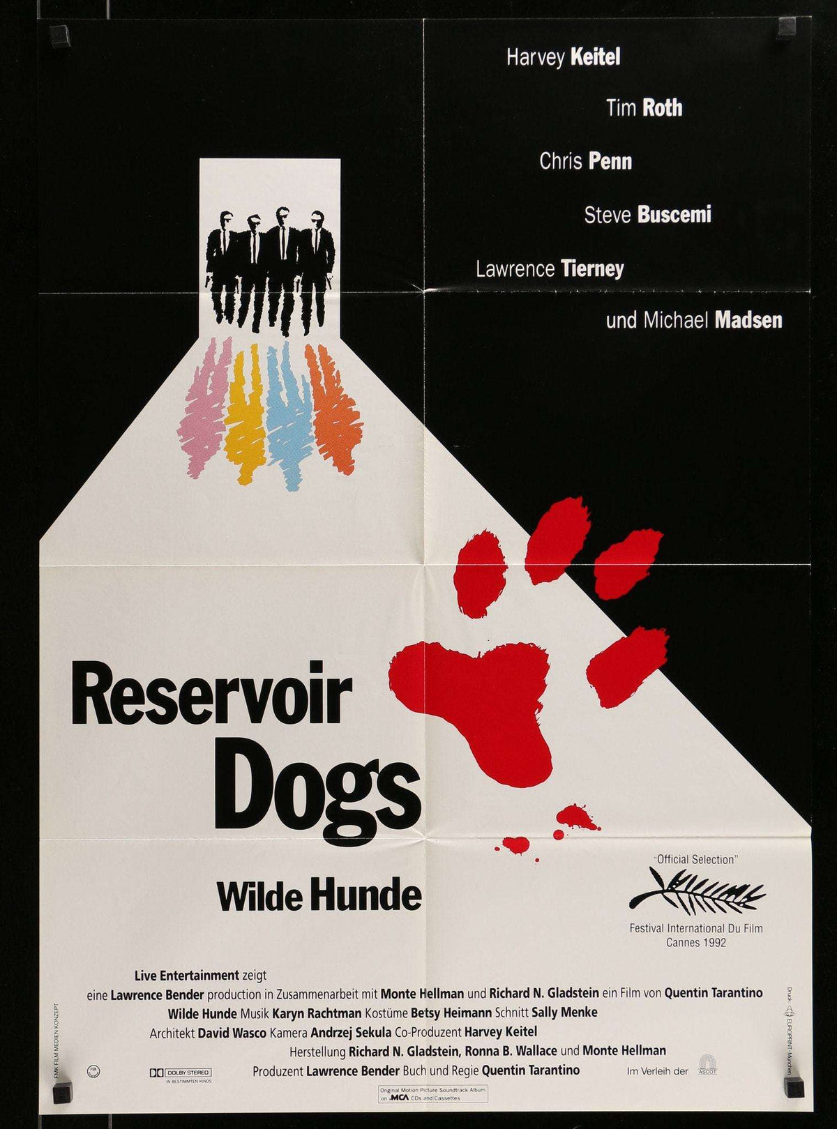 Reservoir Dogs (1992) original movie poster for sale at Original Film Art