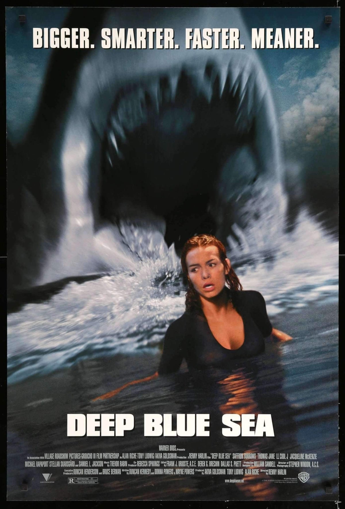 Deep Blue Sea (1999) original movie poster for sale at Original Film Art