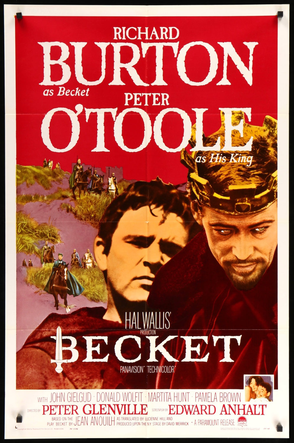 Becket (1964) original movie poster for sale at Original Film Art