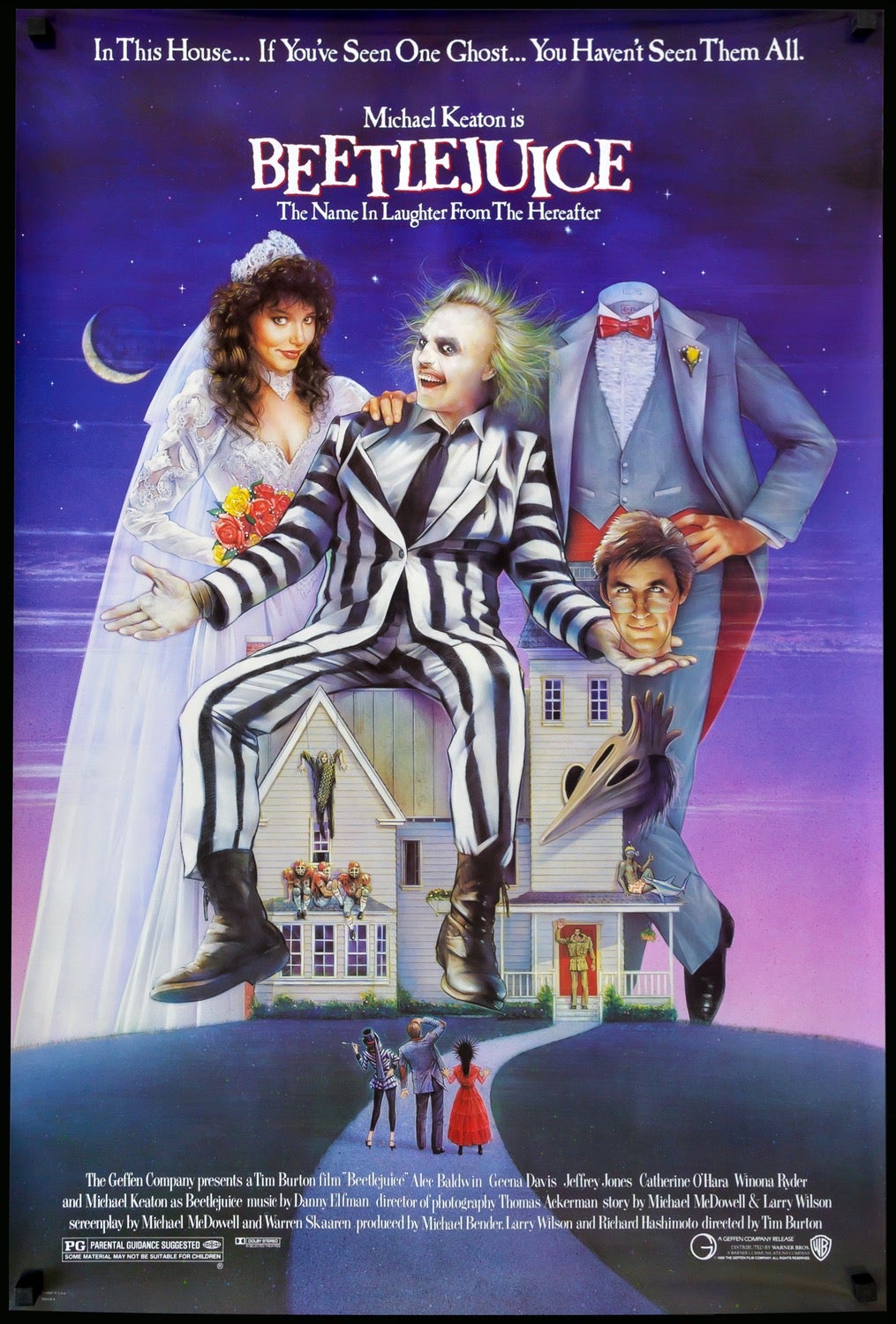 Beetlejuice (1988) original movie poster for sale at Original Film Art