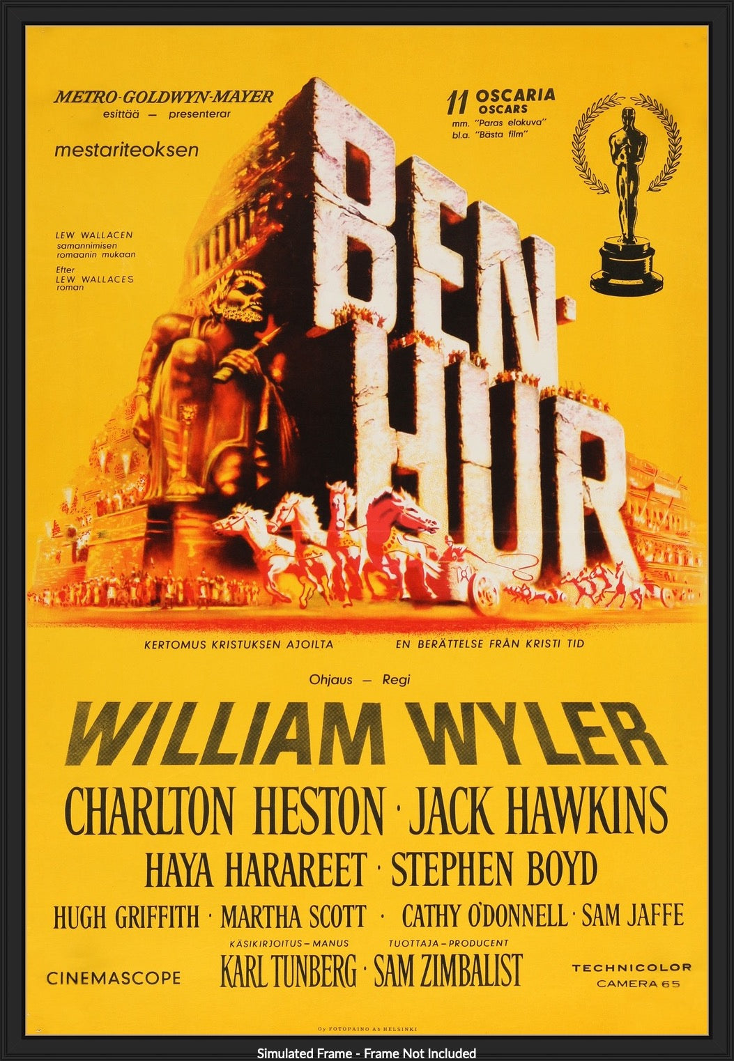 Ben Hur (1959) original movie poster for sale at Original Film Art