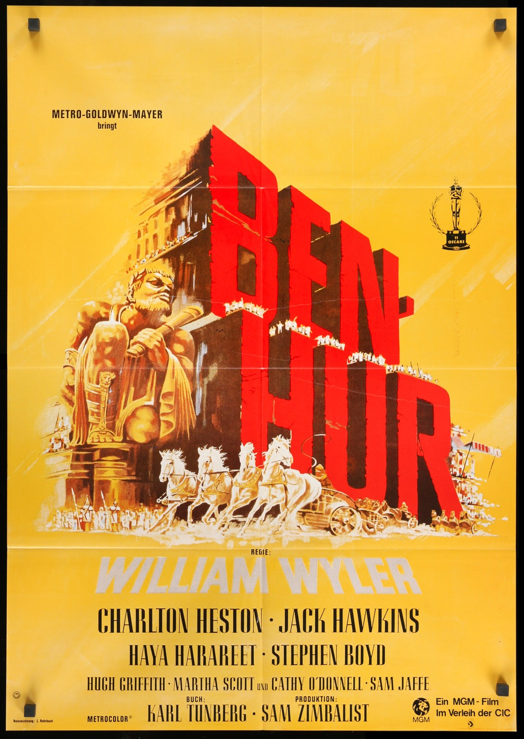 Ben Hur (1959) original movie poster for sale at Original Film Art